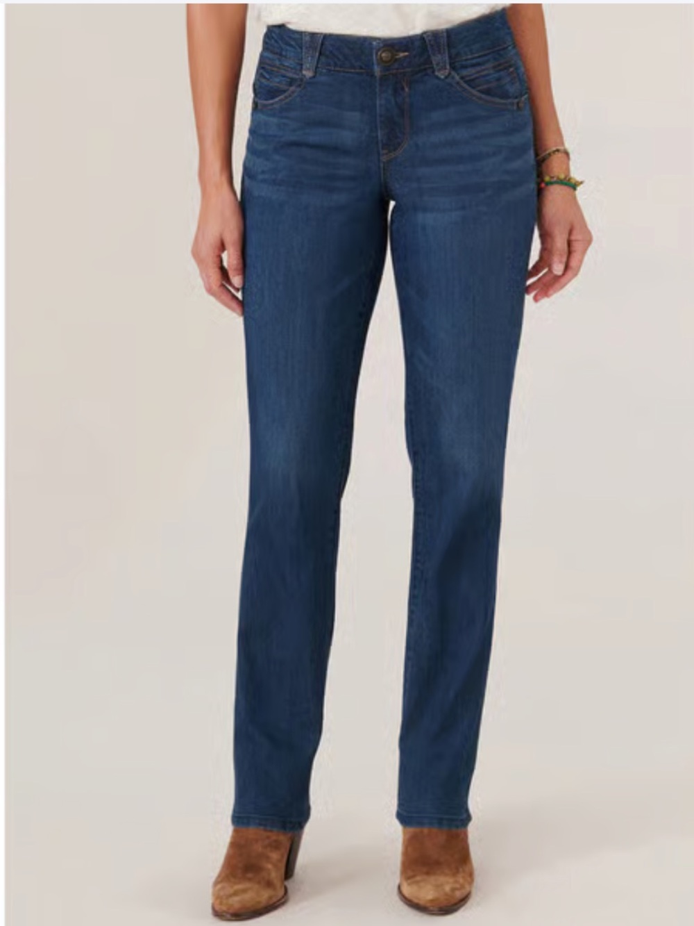 Democracy Absolution Booty Lift Straight Indigo Jeans Sz 14 Slimming